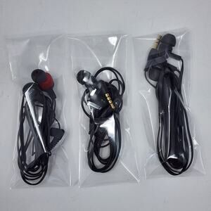 Three Pairs of Headphones